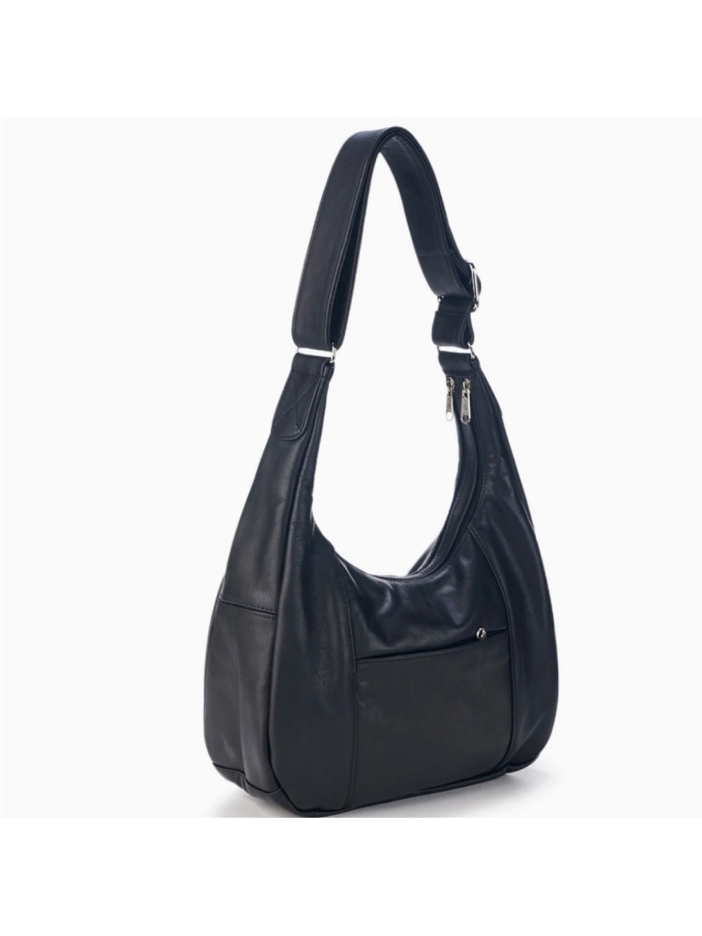 Coronado Leather Large canceled carry hobo bag